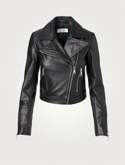 victoria beckham leather jacket